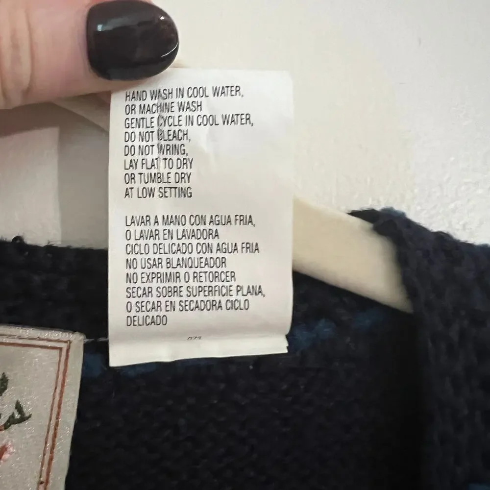 Vintage Erika Ramie Cotton Blend Crochet Floral Button Front Vest Cottagecore - Picture 5 of 9